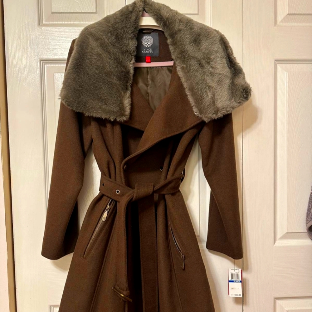 Wool coat Vince Camuto brand new XL